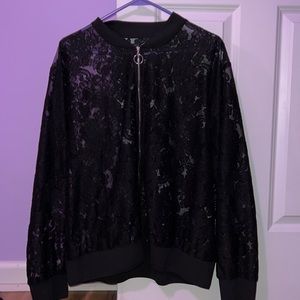 Picturesque Sheer Design Jacket